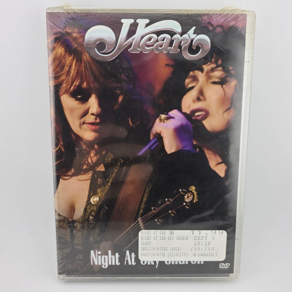 Heart Night At Sky Church Live Concert DVD 2010 Rock New